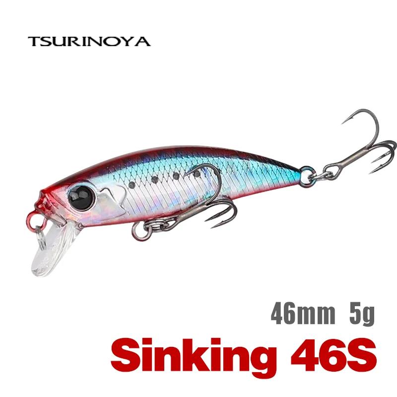 TSURINOYA 46S leurre de pêche méné coulant intrus 46mm 5g truite artificielle Ajing ruisseau lac Jerkbait Rockfishing ap