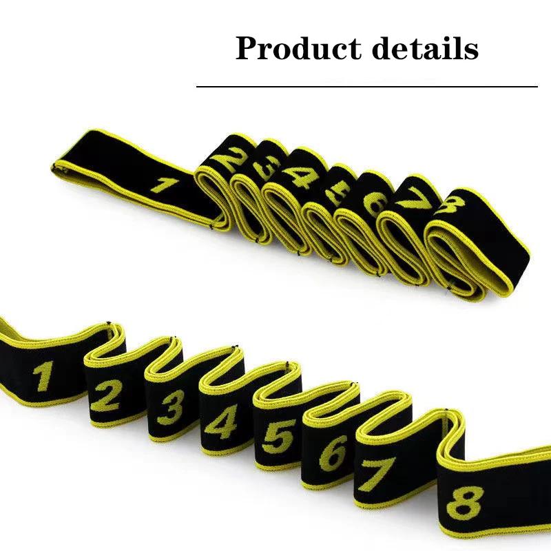 Ceinture élastique extensible pour femmes et hommes, exercice de Fitness, danse latine, sangle de traction, sport, Yoga, bande de résistance pour la musculation