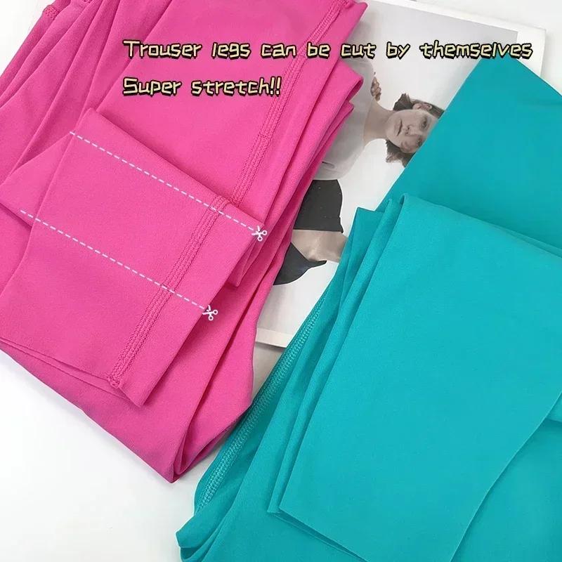 Leggings taille haute yoga femme 2 pièces - Ensemble fitness sexy dos croisé élasticité Y sport