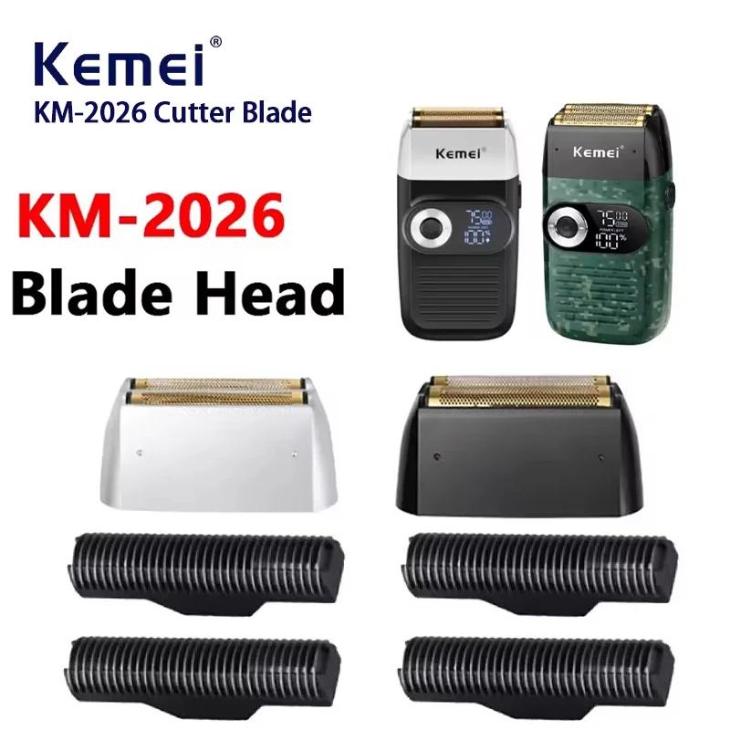 Kemei 2026 ensemble de feuilles de rechange professionnelles et de lames de coupe adapté au rasoir