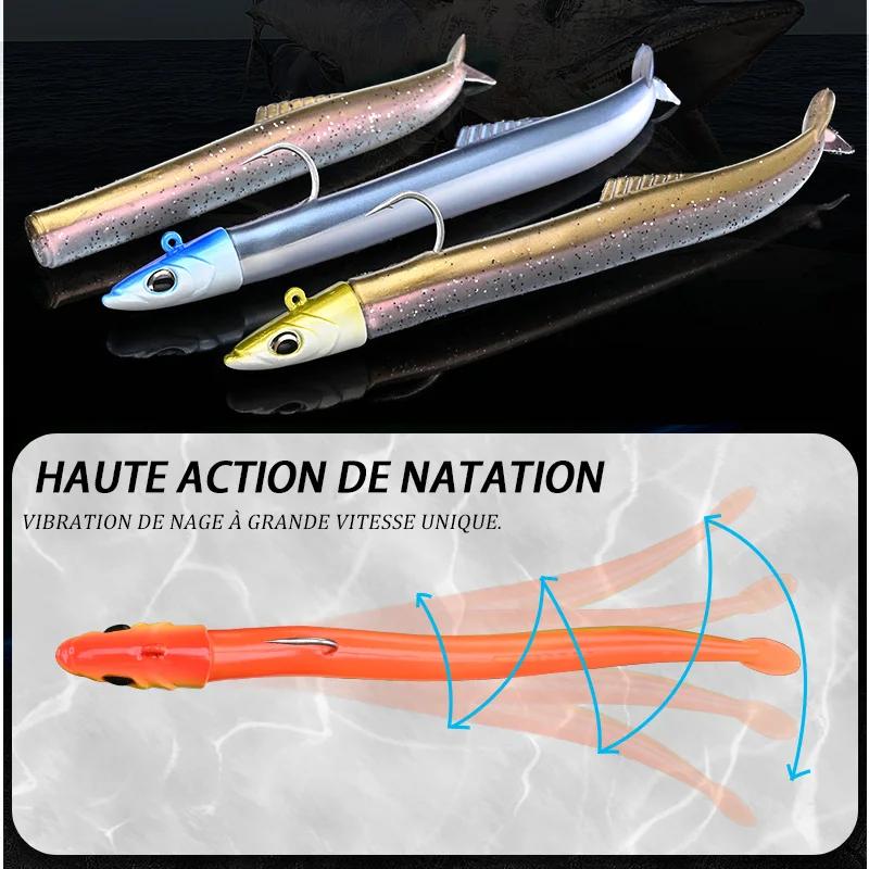 BLUX – leurre de pêche souple en forme d'anguille