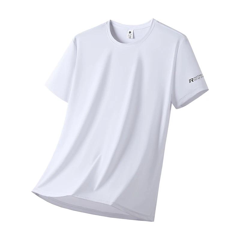 Ice inj-T-shirt de sport décontracté à haute élasticité pour hommes