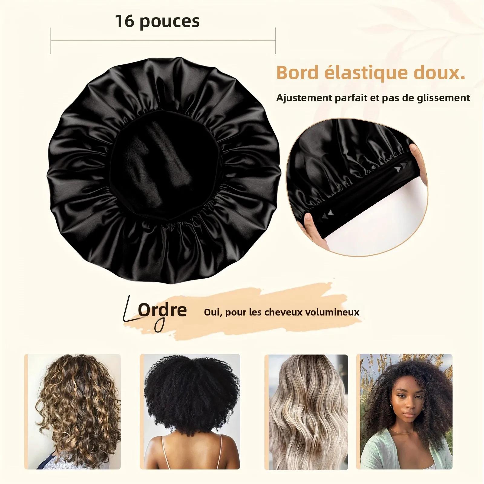 Ensemble de bonnets de couchage en Satin