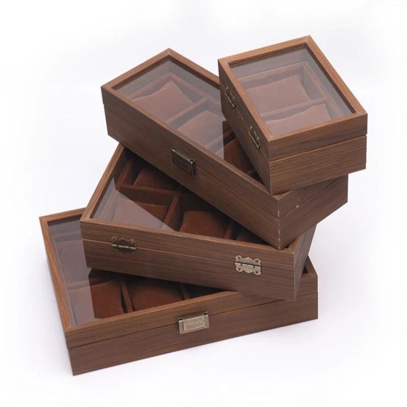 Boîtes de rangement de montres, boîte de rangement de montre-bracelet de voyage, présentoir de montres d'horloger, rangement de montres cadeaux pour hommes, étuis à bijoux