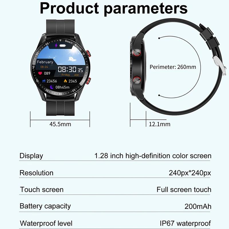 Montre connectée sport homme femme, écran HD, ECG+PPG, appel Bluetooth, suivi GPS, moniteur de fréquence cardiaque, étanche IP68, nouvelle montre connectée 2026