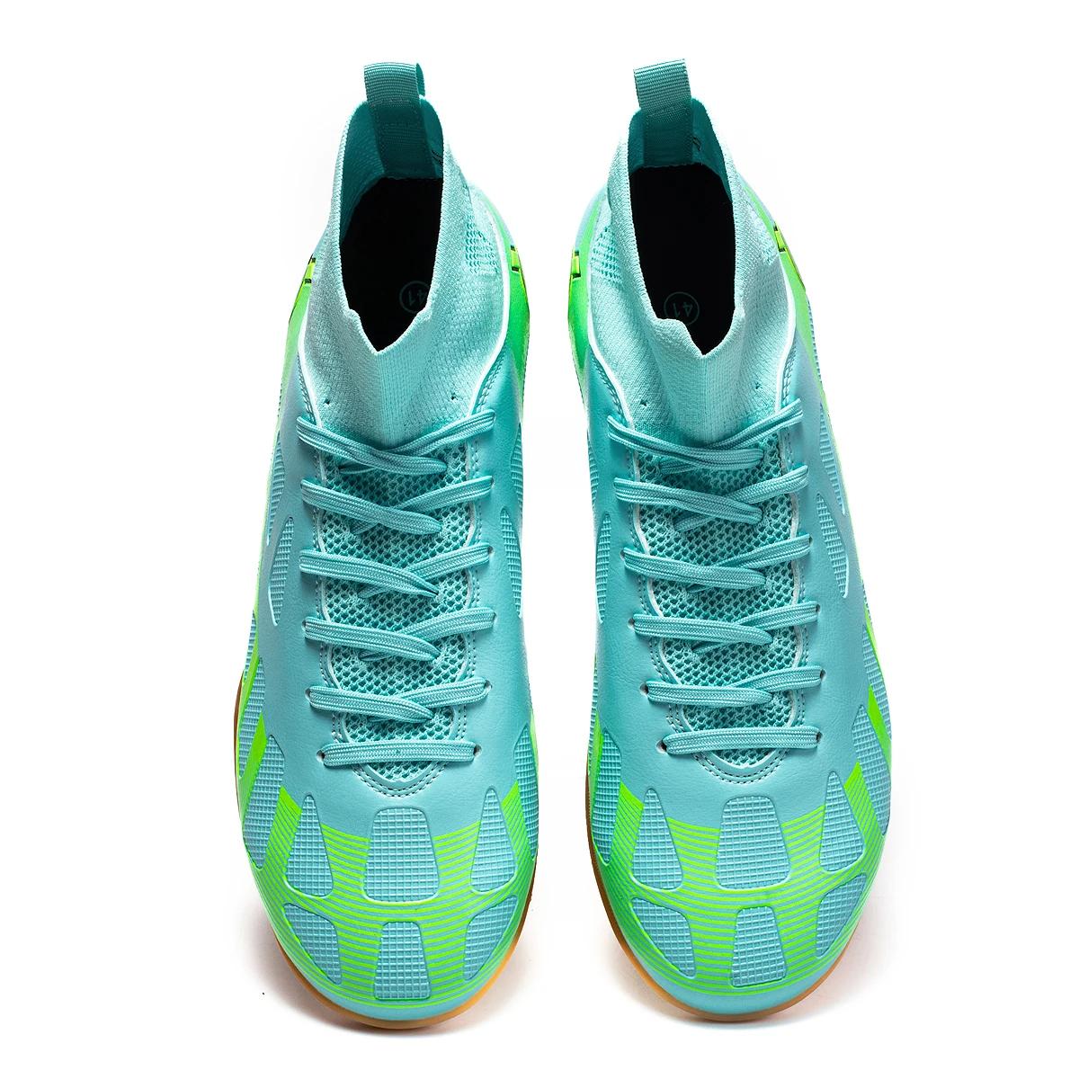 Chaussures de football intérieur IC pour hommes - Semelle antidérapante et résistante à l'usure