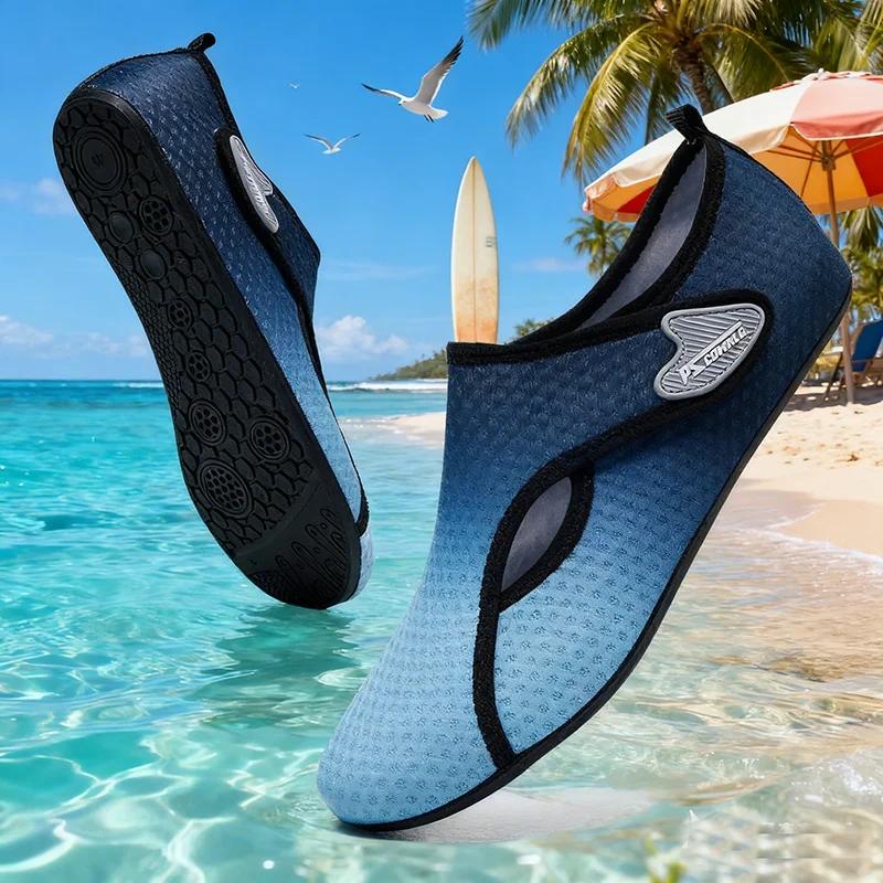 Chaussures de sports nautiques pieds nus chaussettes de yoga aquatique à séchage rapide à enfiler pour hommes femmes