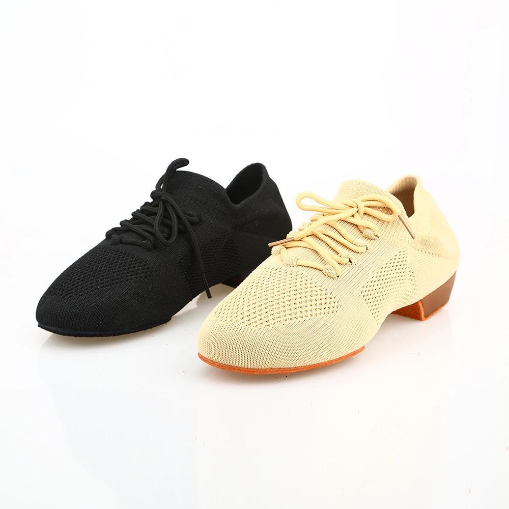 Chaussures danse femme Jazz Salsa - Baskets maille décontractée plat - Pointures 34 à 42 moderne