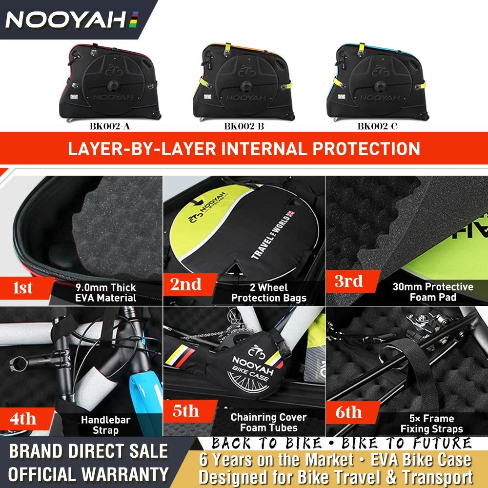 NOOYAH Étui de Voyage pour Vélo EVA Sac