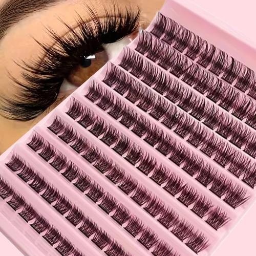 168 grappes de cils 0.07mm D Curl 9-16mm Extension