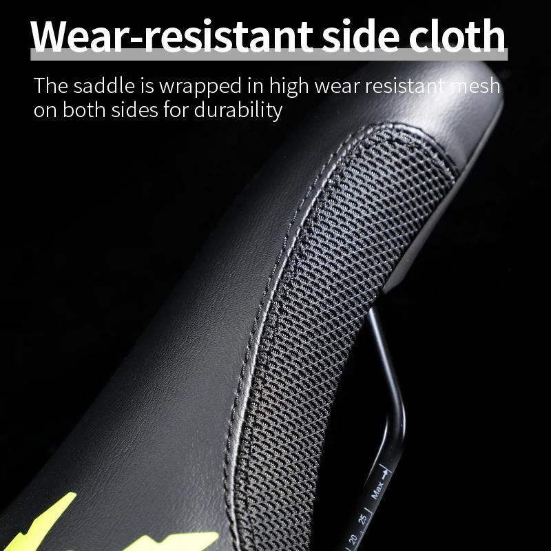 Selle de vélo confortable en cuir PU DH/4X
