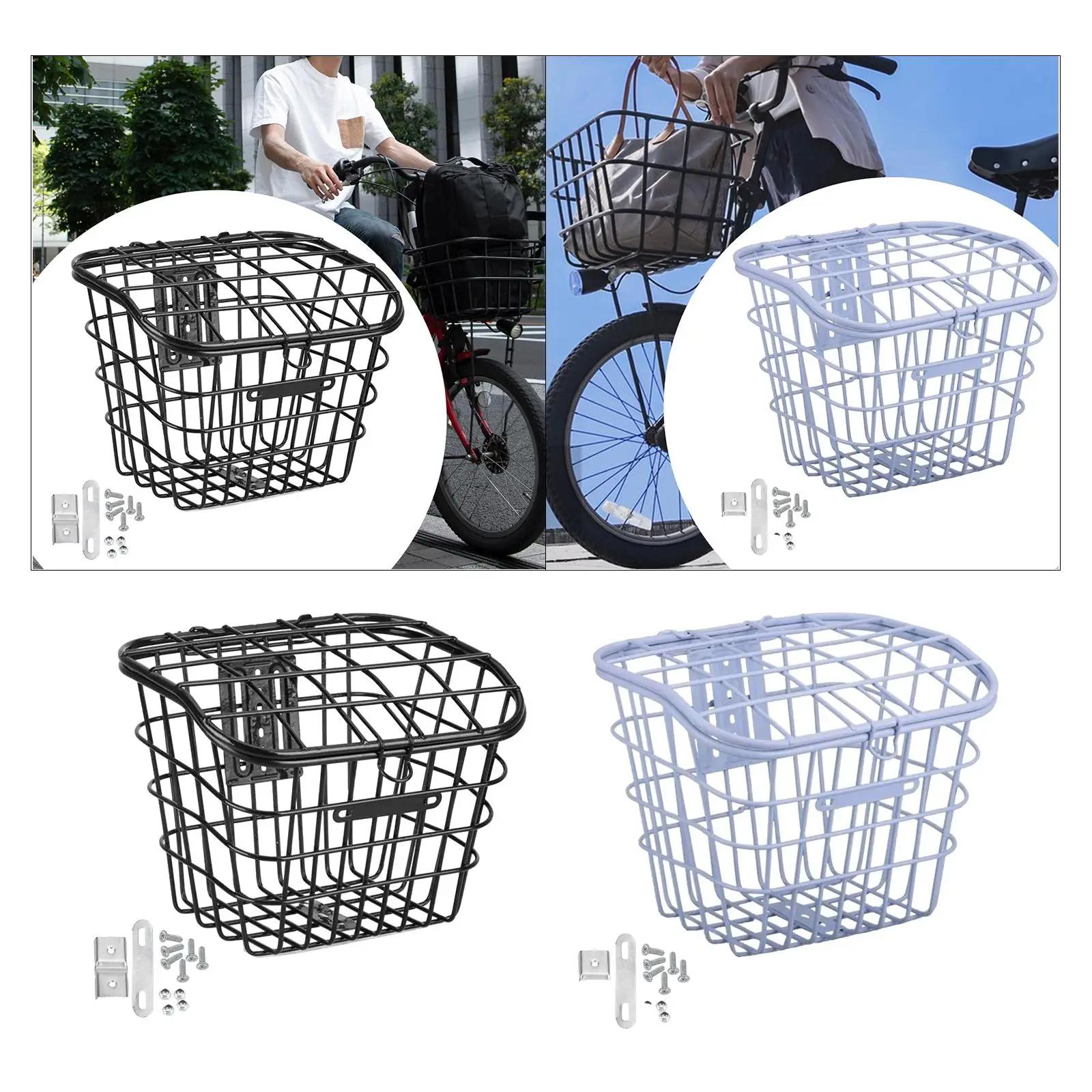 Panier avant de vélo avec couvercle pour cyclisme sur route, randonnée en plein air