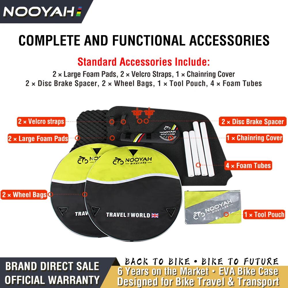NOOYAH Étui de Voyage pour Vélo EVA Sac