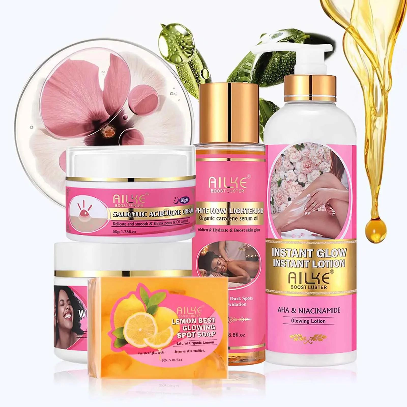 AILKE Ensemble éclaircissant naturel pour la peau