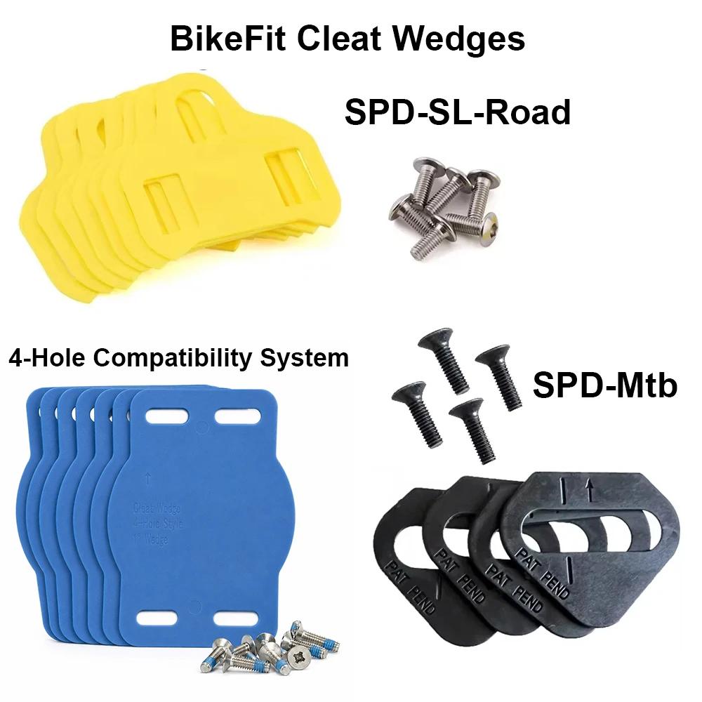 Cales de taquet de raccord de vélo pour Shimano Road SPD-SL & vtt SPD ATAC SpeedPlay manivelle Bros crampons 8 pièces/pa