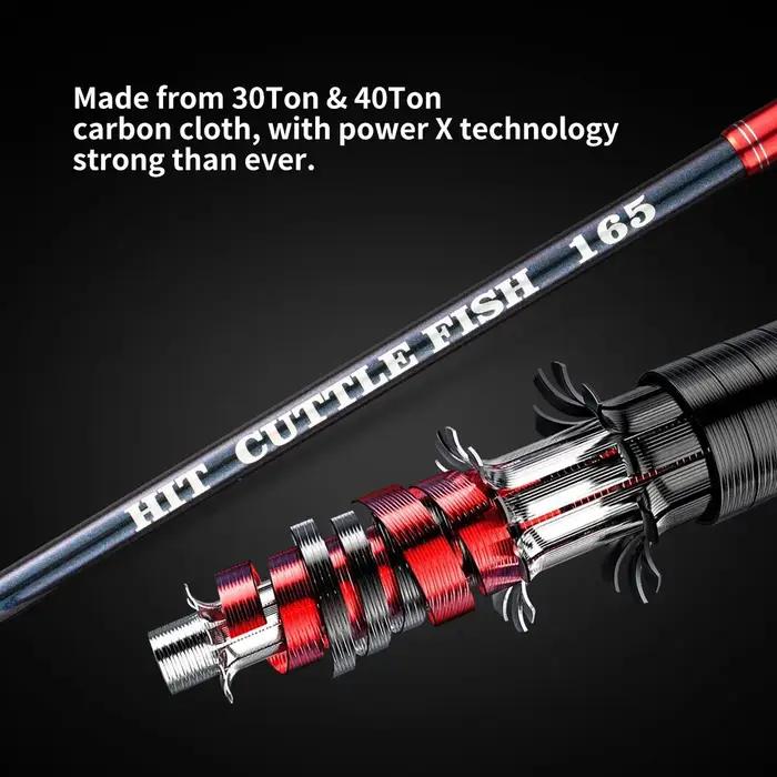 Canne à pêche coulée de calmar appât 20-80g/40-120g ML/M pointes Ultra légère en Fiber de carbone po