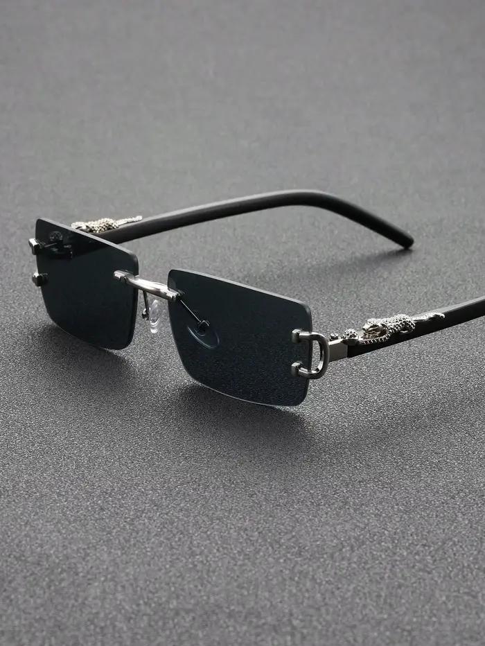 Lunettes de soleil unisexes classiques à monture carrée, en métal, à la mode, pour cyclisme en plein