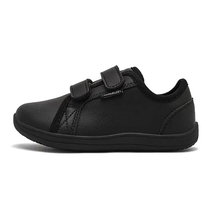 BIBEAR-Chaussures de salle de bain en cuir Élpour enfants, baskets minimalistes, légères, avec boucl