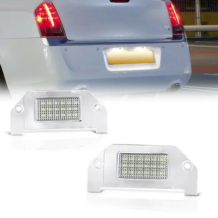 Ensemble d'éclairage de plaque d'immatriculation LED SMD blanc pur complet pour Sebring 07-10 avec fusible 300 300C et pièces LH RH pour modèles 05-14
