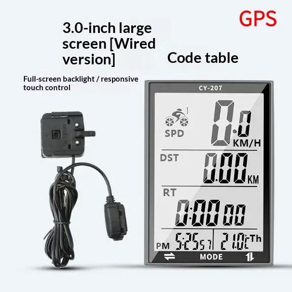 Compteur de vitesse GPS pour vélo, ordinateur de vélo, compteur de vitesse GPS étanche, odomètre de