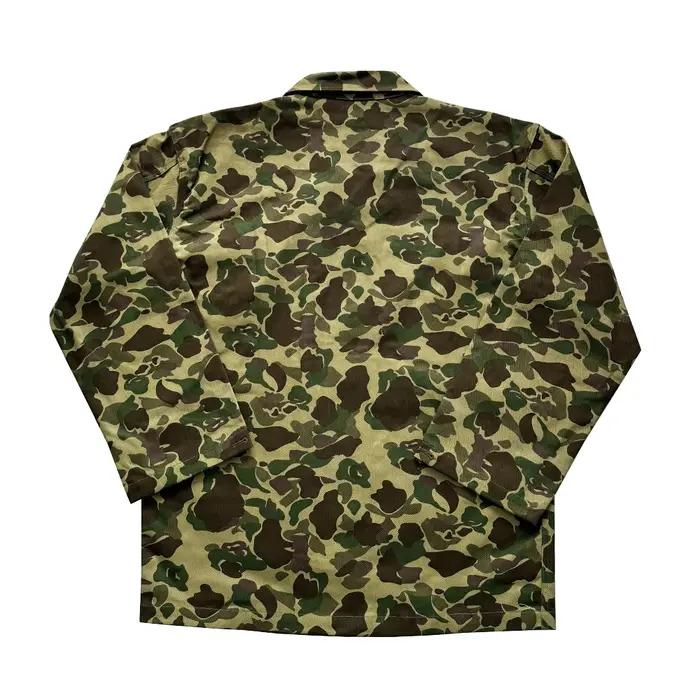 Uniforme de Soldat Américain WW2, Manteau de Camouflage Double Face, Veste de Soldat HBT Vintage, po