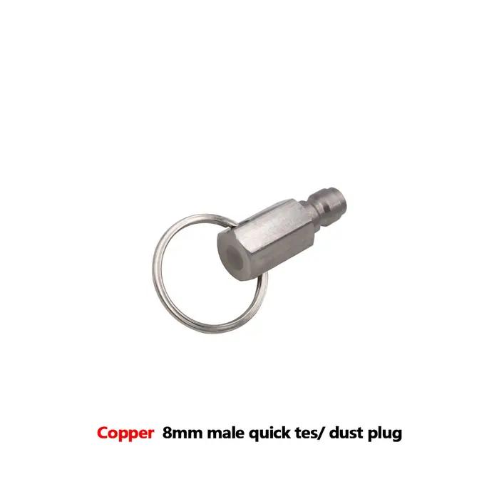 HPA AIR CO2 gaz bouchon de déconnexion rapide QC02 1/8NPT 1/8BSP M10 G1/8 "mamelon de remplissage mâ