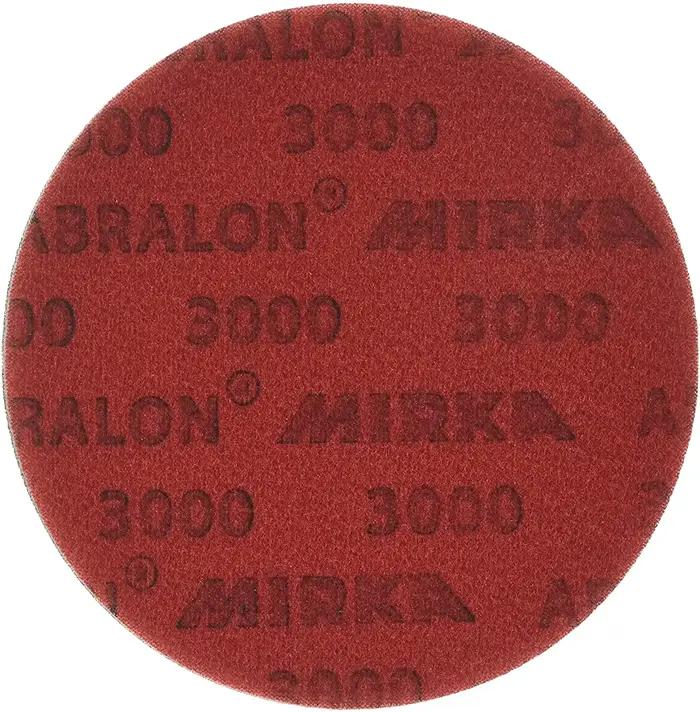Mirka Abralon 5 pouces éponge papier de verre support en mousse crochet et boucle disques de polissage 125mm disque de p
