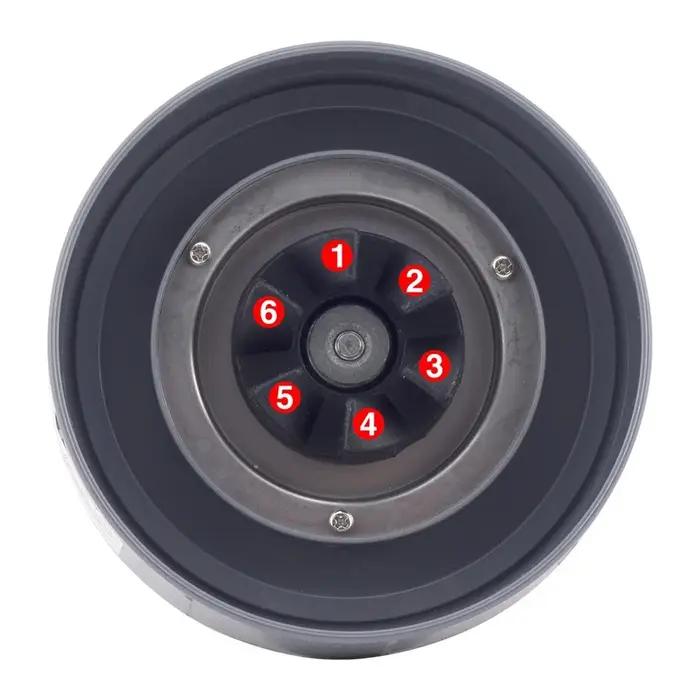 Pièce de rechange plate de lame de fraisage compatible avec les mélangeurs de NutriBullet 600W 900W