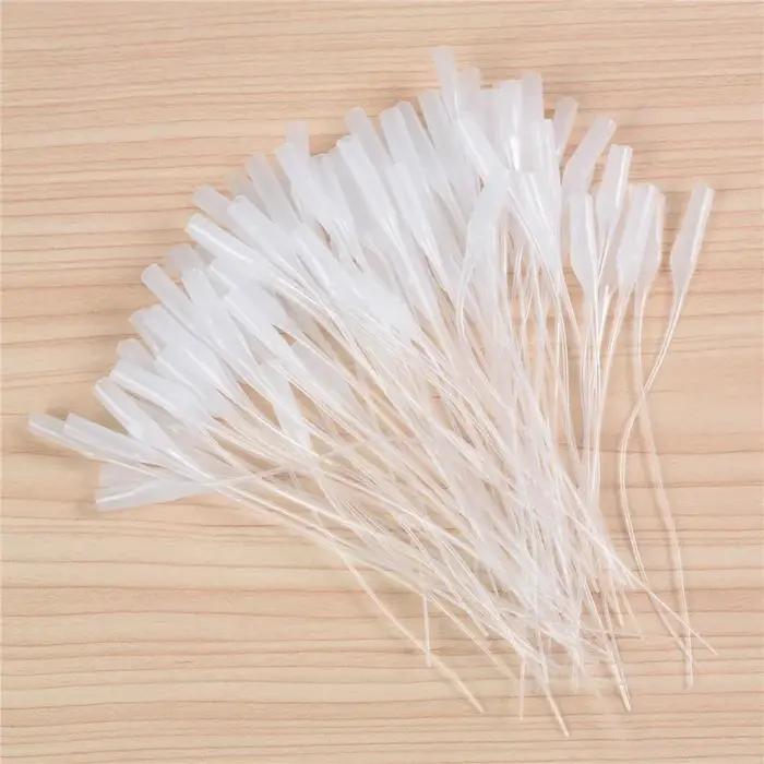 50pcs universel 502 instantané Super colle Tube de chute buse allongé aiguille Tube bouchon de boute