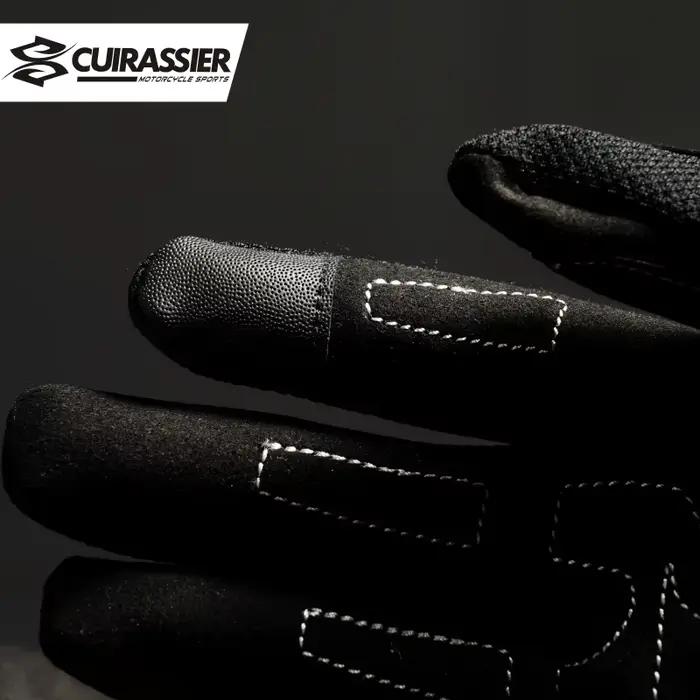 Gants de Moto gants de Moto respirants doigt complet protection écran tactile Guantes course Moto Mo