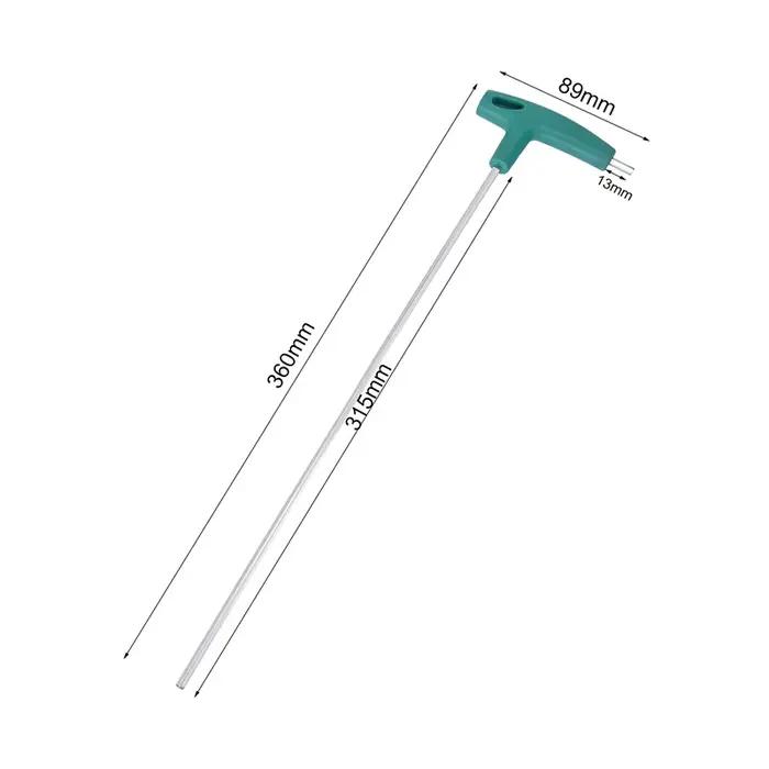 Clé hexagonale à tête sphérique de 3mm 4mm, clé allen, outil manuel, bras Extra Long, poignée en T,