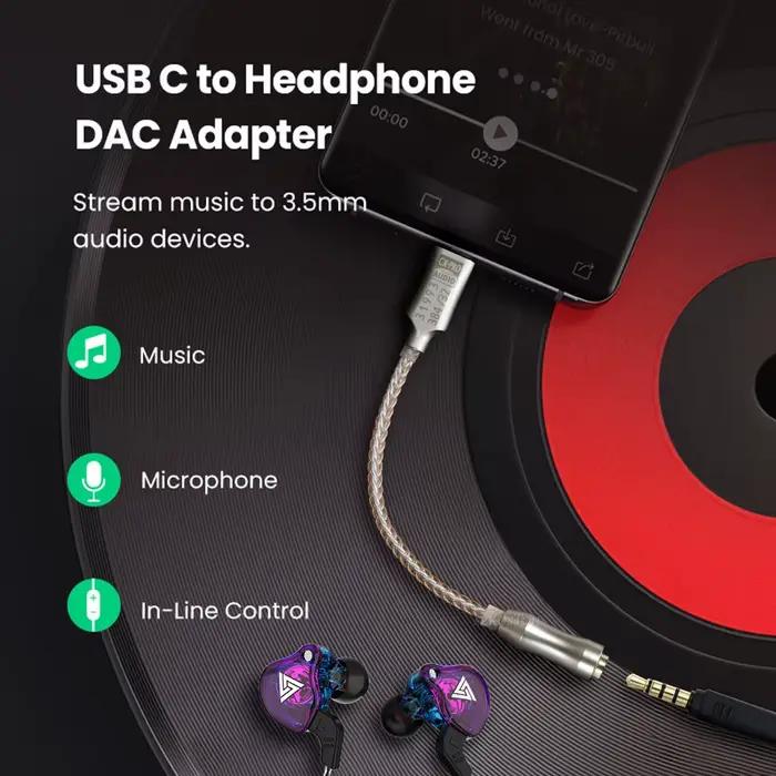 CX31993 USB type-c à 3.5mm interface Audio amplificateur de casque HiFi DAC écouteur amplificateur d