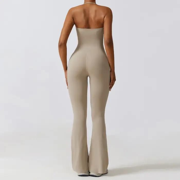 Costume Yoga une pièce sans manches femme - Ensemble gymnastique Fitness body Push up entraînement