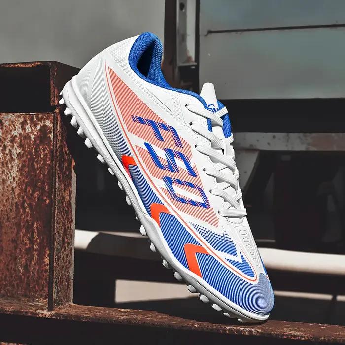 Chaussures de football pour hommes, chaussures de sport TF pour adultes, chaussures de football légè