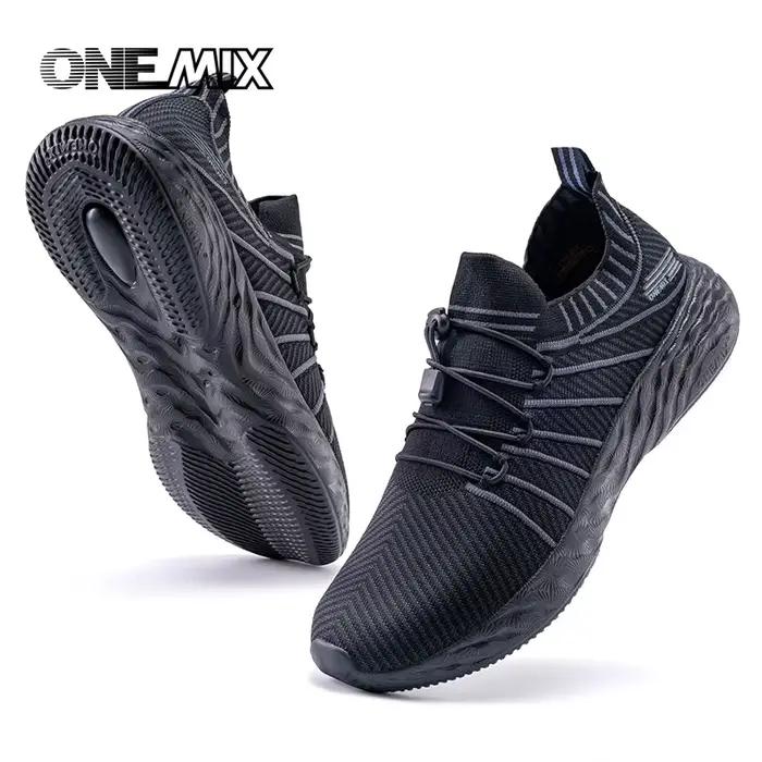 ONEMIX chaussures de course imperméables pour hommes respirant léger femmes formation marche baskets