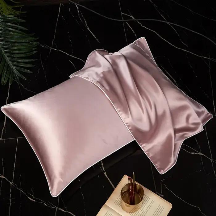 Taie d'oreiller de luxe 22 Momme 6A de qualité supérieure en soie de mûrier 100% pure naturelle avec