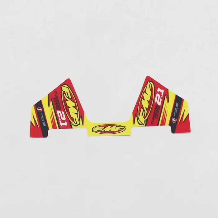 FMF autocollant 2T moto silencieux d'échappement tuyau décalcomanies étanche (29 cm x 12 cm) univers