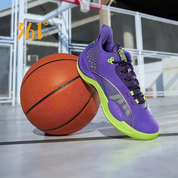 Chaussures de basket-ball 361° Joker hommes - Baskets hautes Combat rebond antidérapant usure CQT-QU!