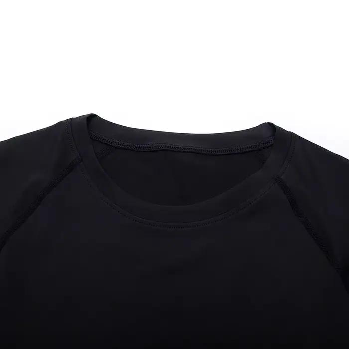 T-shirt de compression pour homme - Fitness serré à séchage rapide pour la course