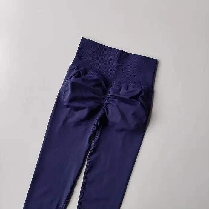 Leggings de Fitness taille haute sans couture pour femmes, Push-Up, pantalons de course, de Yoga, de