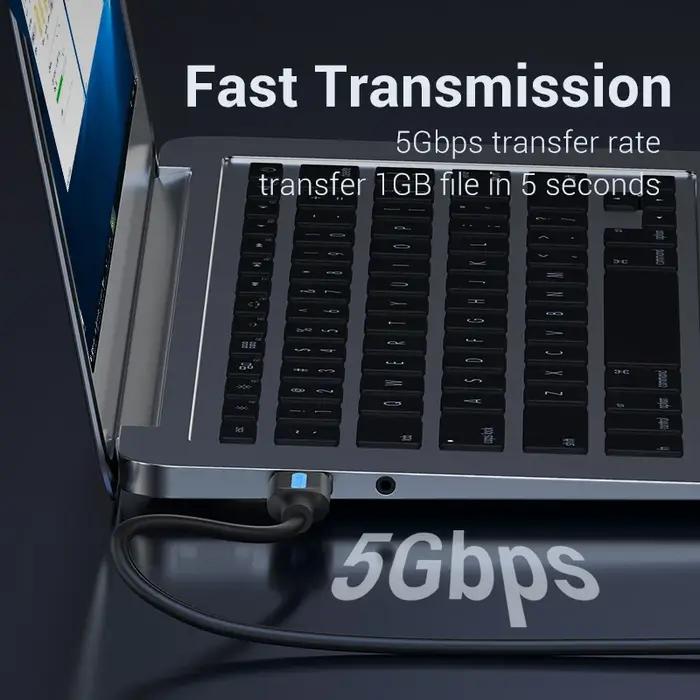 Vention – câble d'extension USB 3.0 mâle vers mâle, 3.0 2.0, pour disque dur, boîtier TV, ordinateur