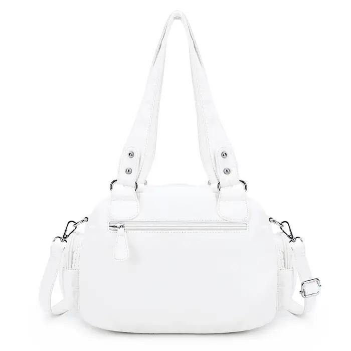 Sac vintage pour femme, petit sac à main, sacoche à poignée supérieure, sac à bandoulière en PU, sac