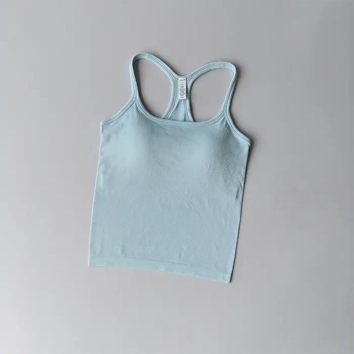 Gilet de sport Anti-choc, sous-vêtements de course à séchage rapide avec coussinet de poitrine, Fitn