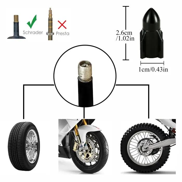 Bouchons de Valves de pneus en aluminium, couvre-tiges universels, pour voiture, camion, moto, roues