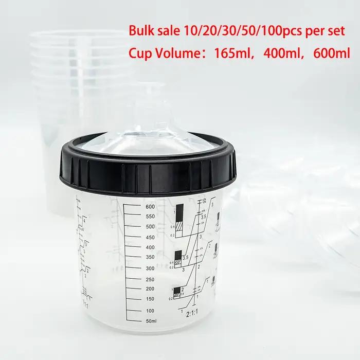 10/20/30/50pcs vente en vrac pistolet de pulvérisation réservoir de peinture pistolet de pulvérisati