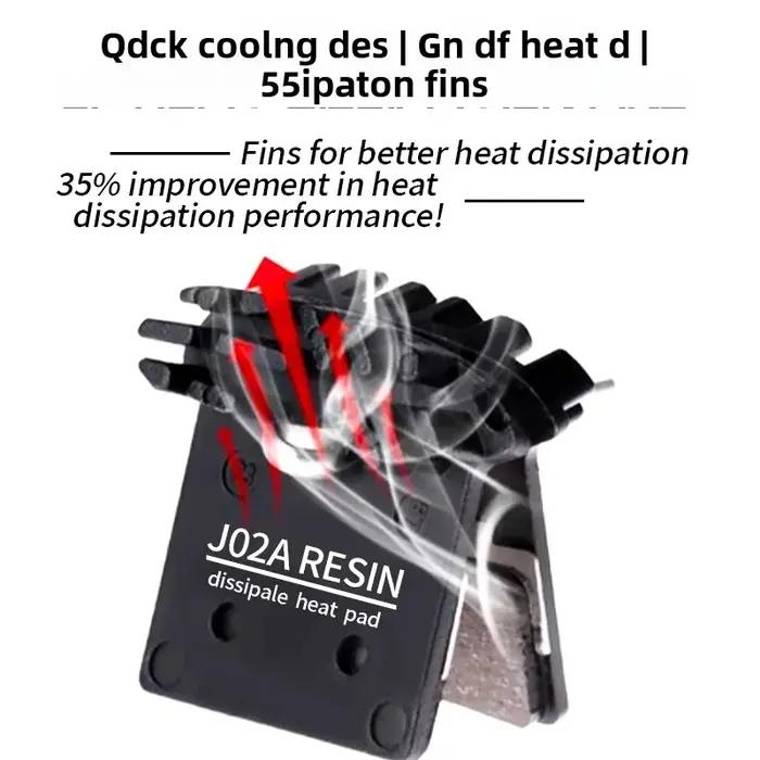 Plaquettes de frein à disque de vélo vtt J02A résine Ice Tech vélo freins hydrauliques étriers SLX D