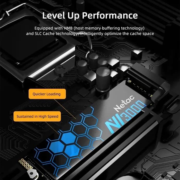 Netac SSD NVMe M.2 1 to 2 to HDD 3500 mo/s disque dur M2 2280 SSD HD 250GB 500GB PCIe3.0 disque dur