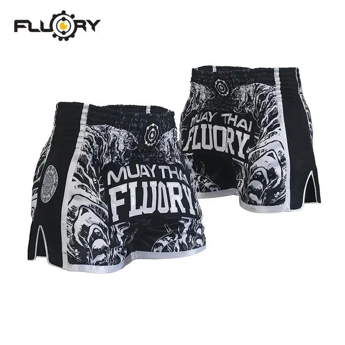 FLUORY – short de boxe thaïlandais, short Fairtex, Combat gratuit, Arts martiaux mixtes, pantalon d'
