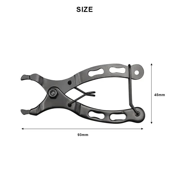 Joints de connecteur de maillon de chaîne de vélo, boutons magiques, pince à boucle de vérificateur