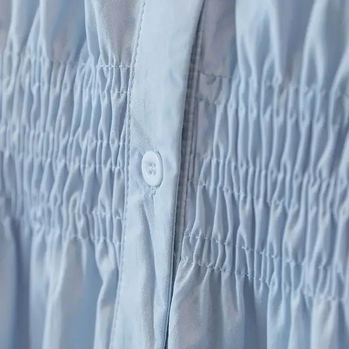 200 livres grande taille taille élastique bureau dame tendance chemise et chemisier à manches courte